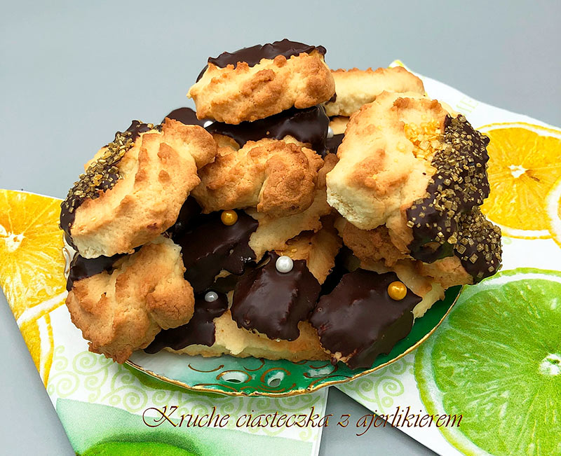 Kruche ciasteczka z ajer-likierem