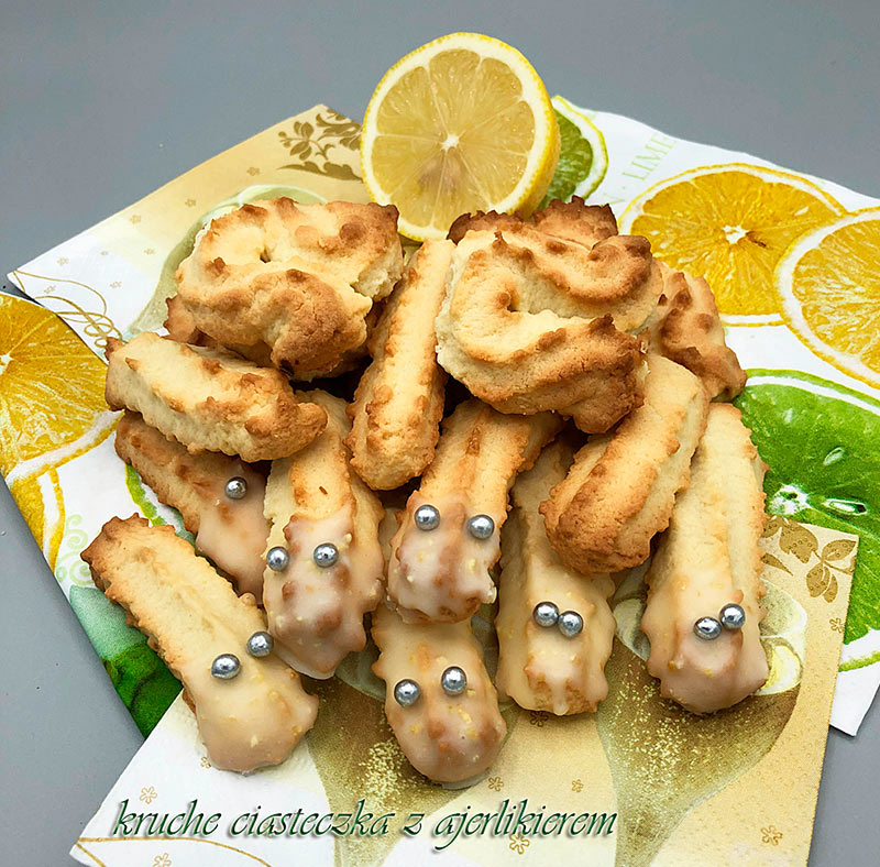Kruche ciasteczka z ajer-likierem