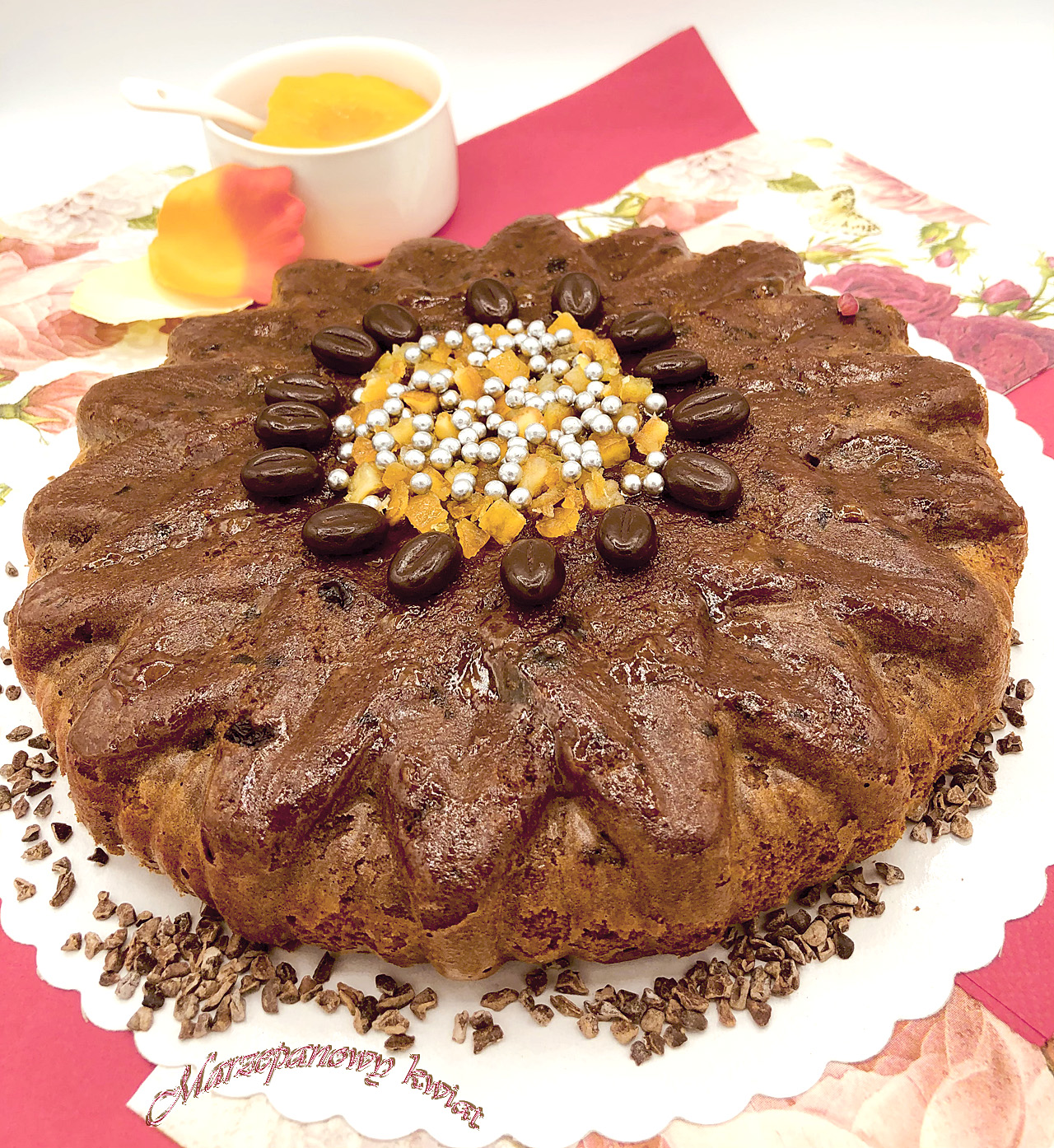 ciasto kakowe z ciastem wanilinowym