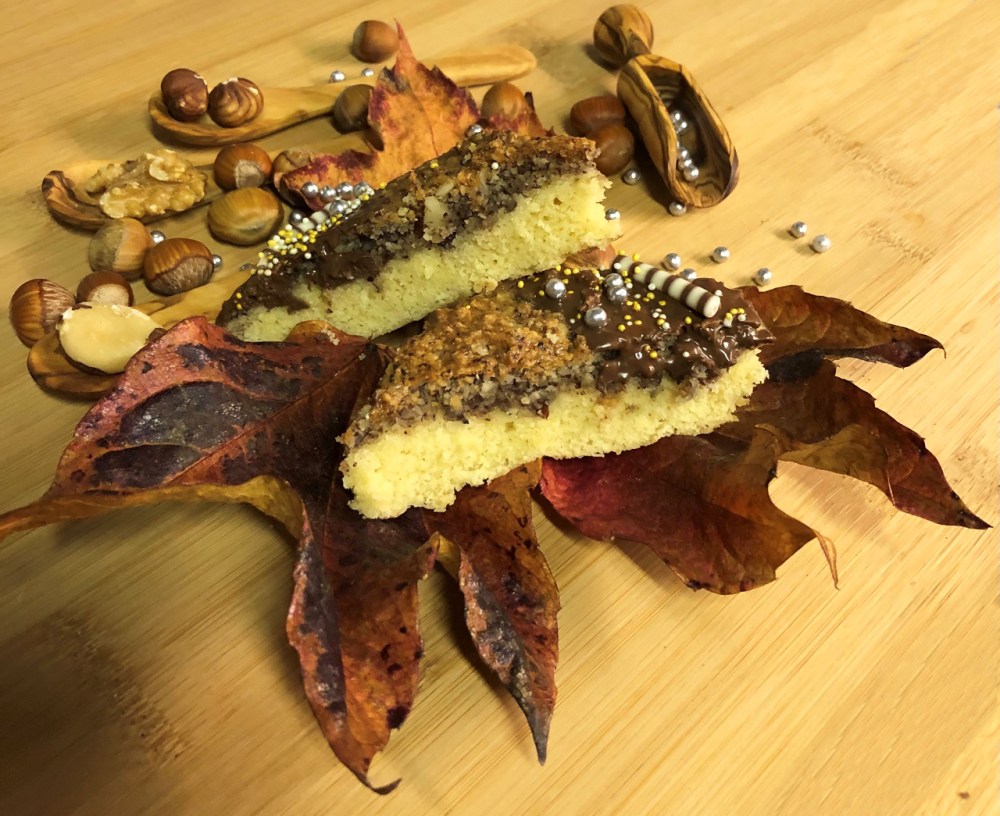 ciatka orzechowe,orzechowe trójkąty