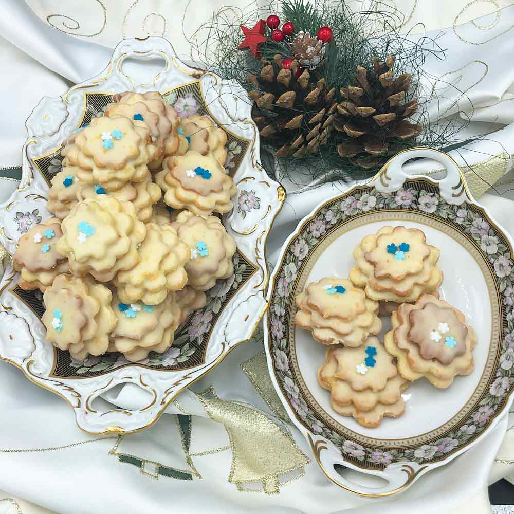 ciasteczka  pomarańczowe tarasy