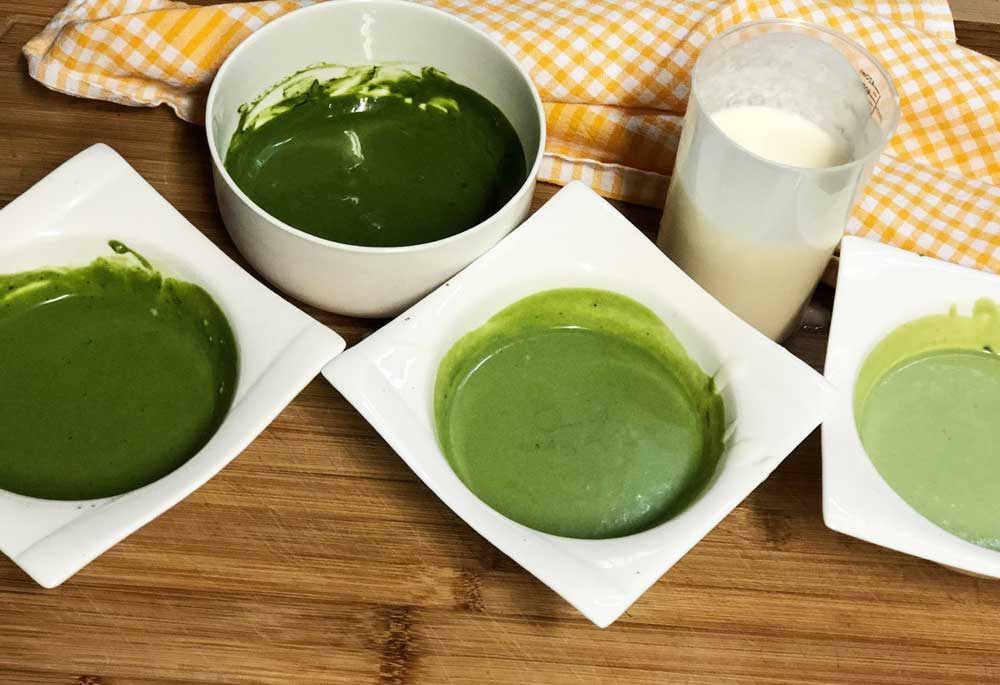 mouse w rożnych odcieniach zieleni