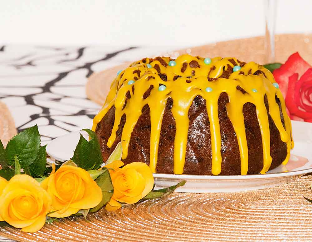 Guelhupf z czerwonym winem