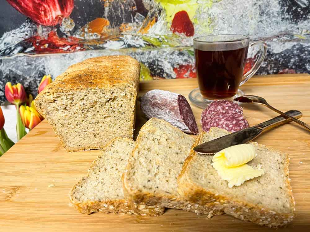 Chlebek chrupiący z maślanką