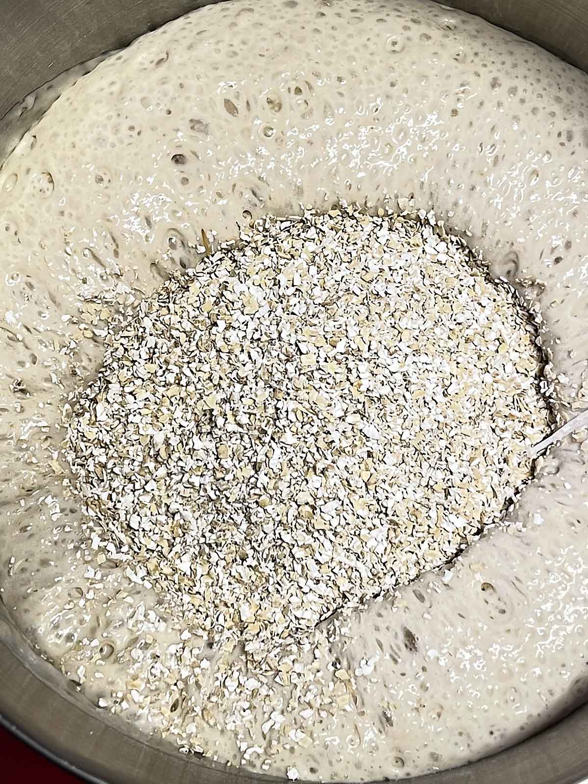 sposób przygotowania ciasta na zdrowe bułeczki z otrębami