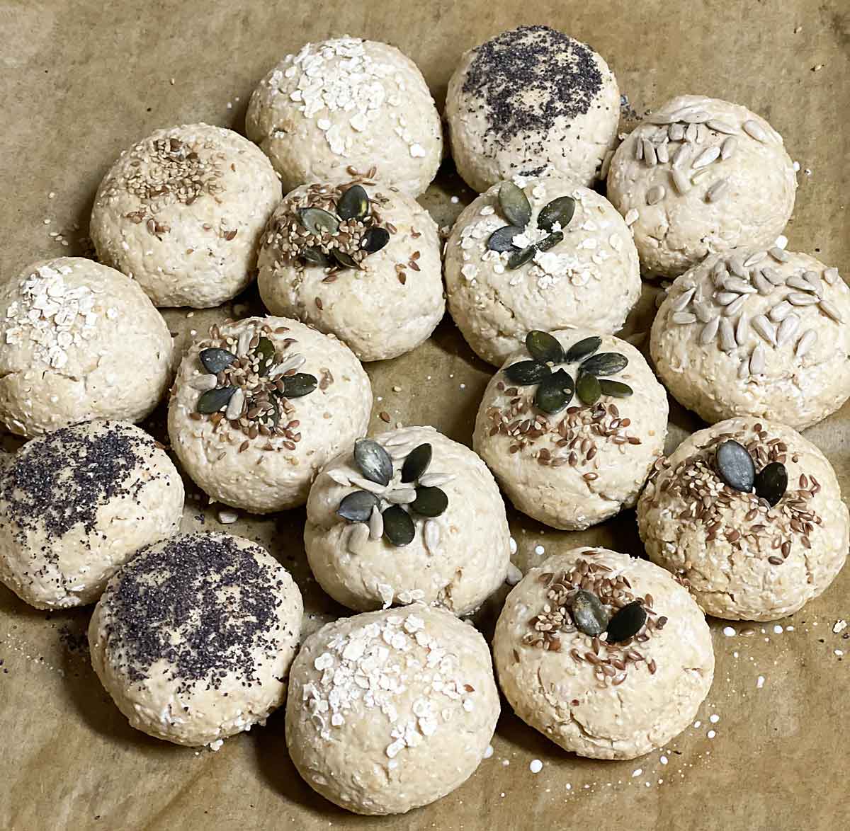 Zdrowe bułeczki otrębowe