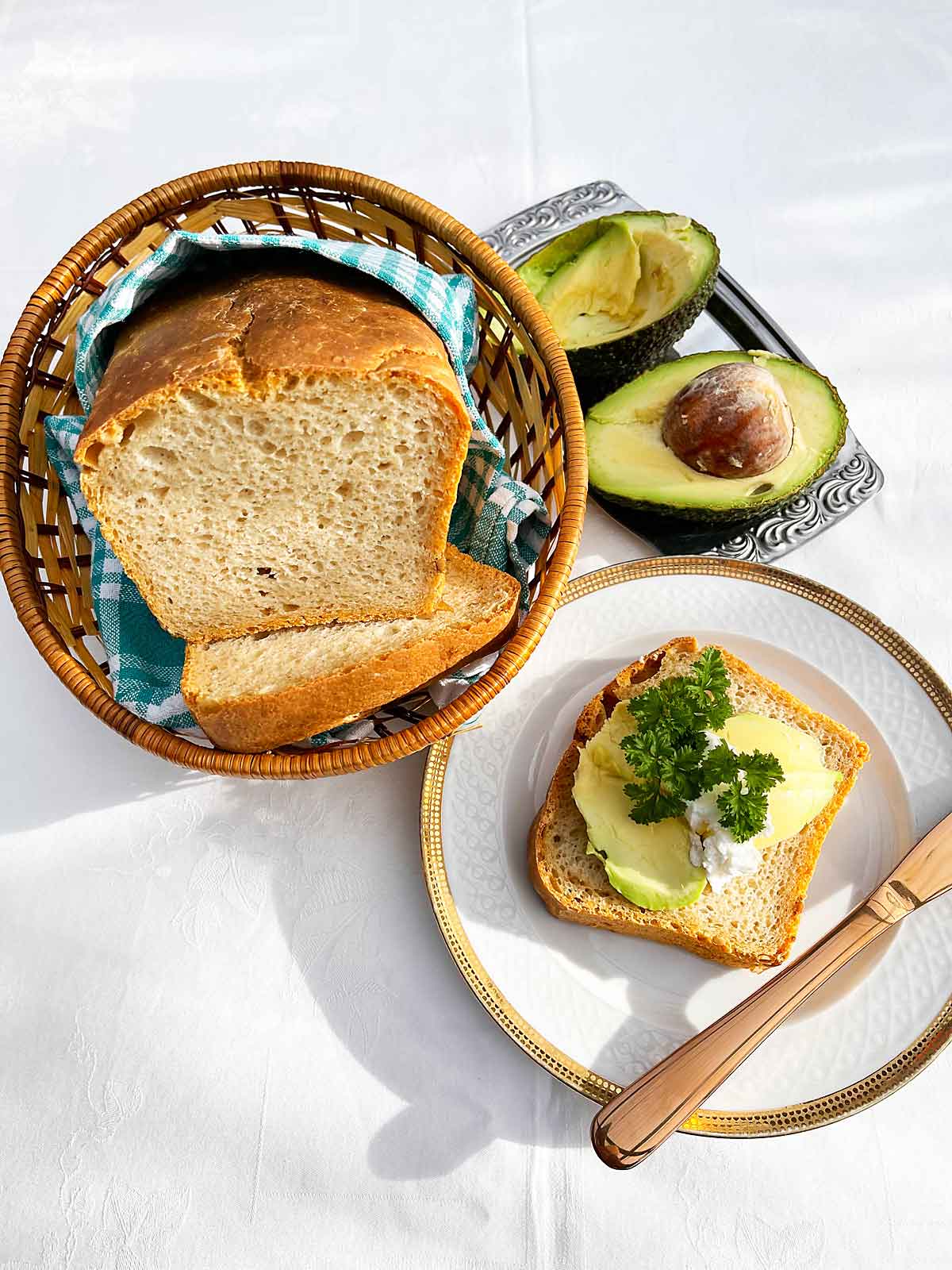 Chrupiacy chleb z maka duru