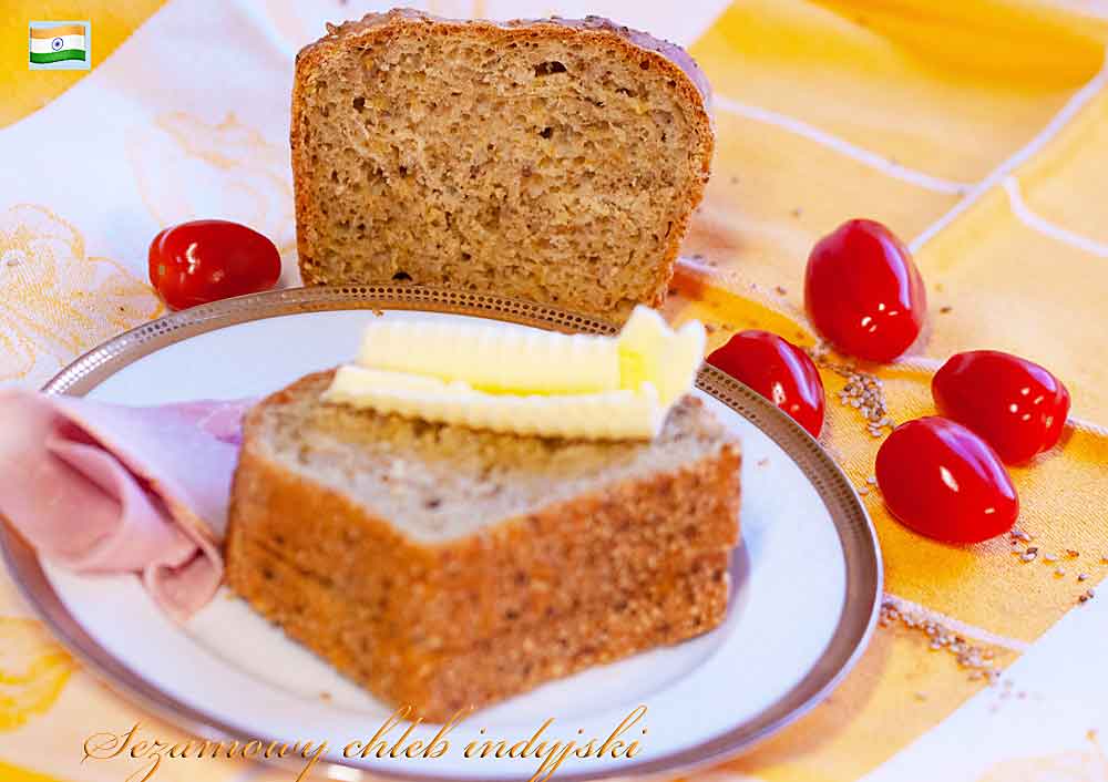 Sezamowy chleb indyjski
