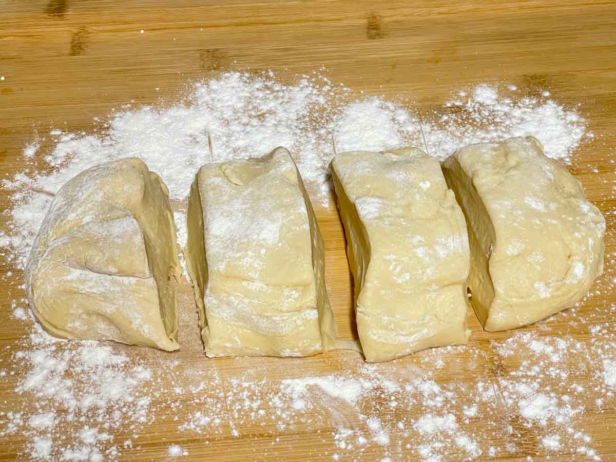 przygotowanie japońskiego chleba białego