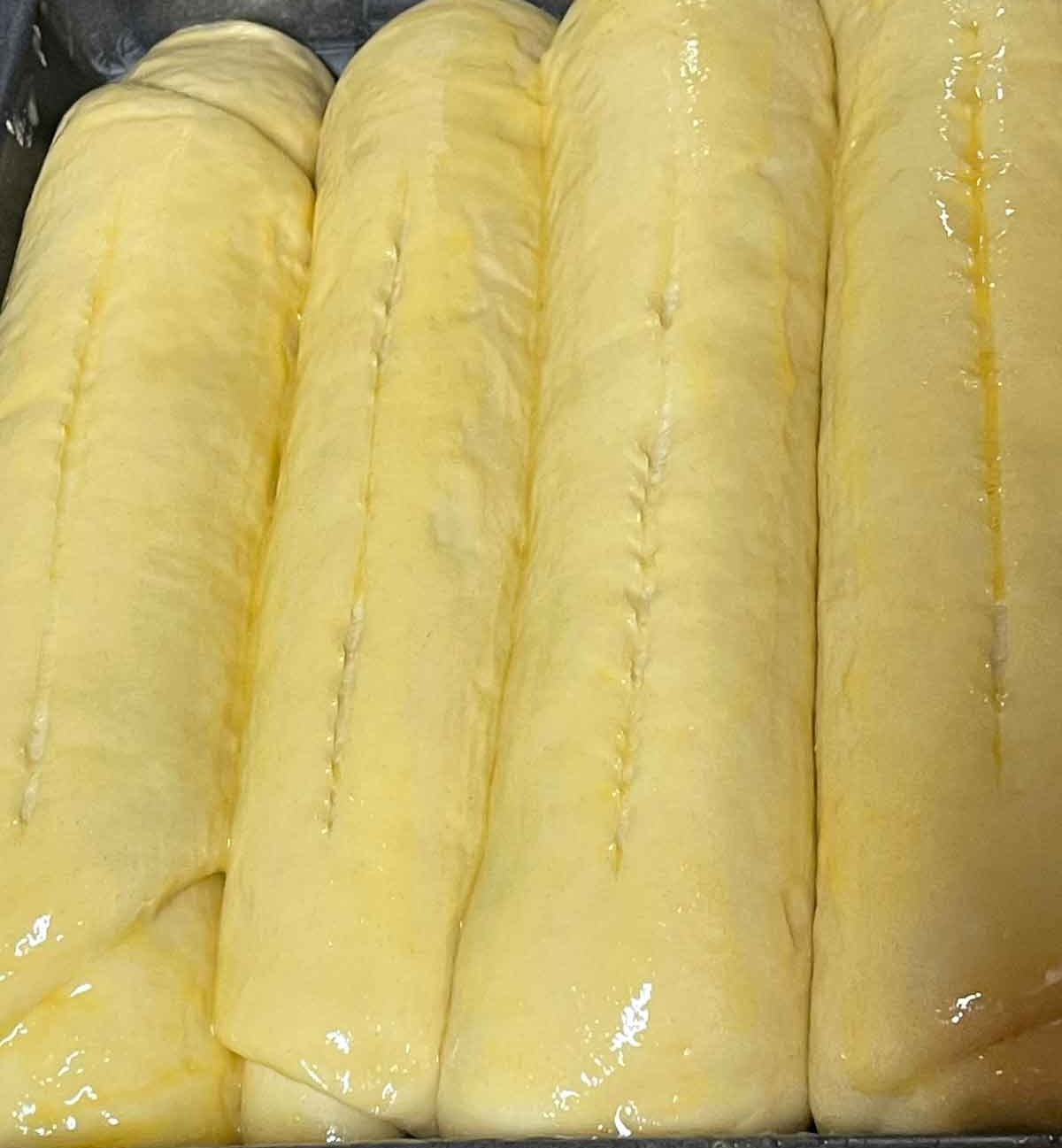 przygotowanie chleba japońskiego białego