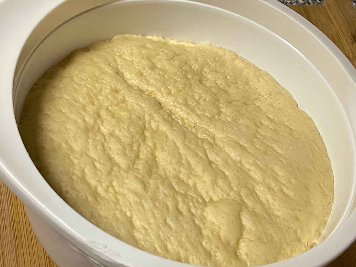 ciasto na chleb japoński biały