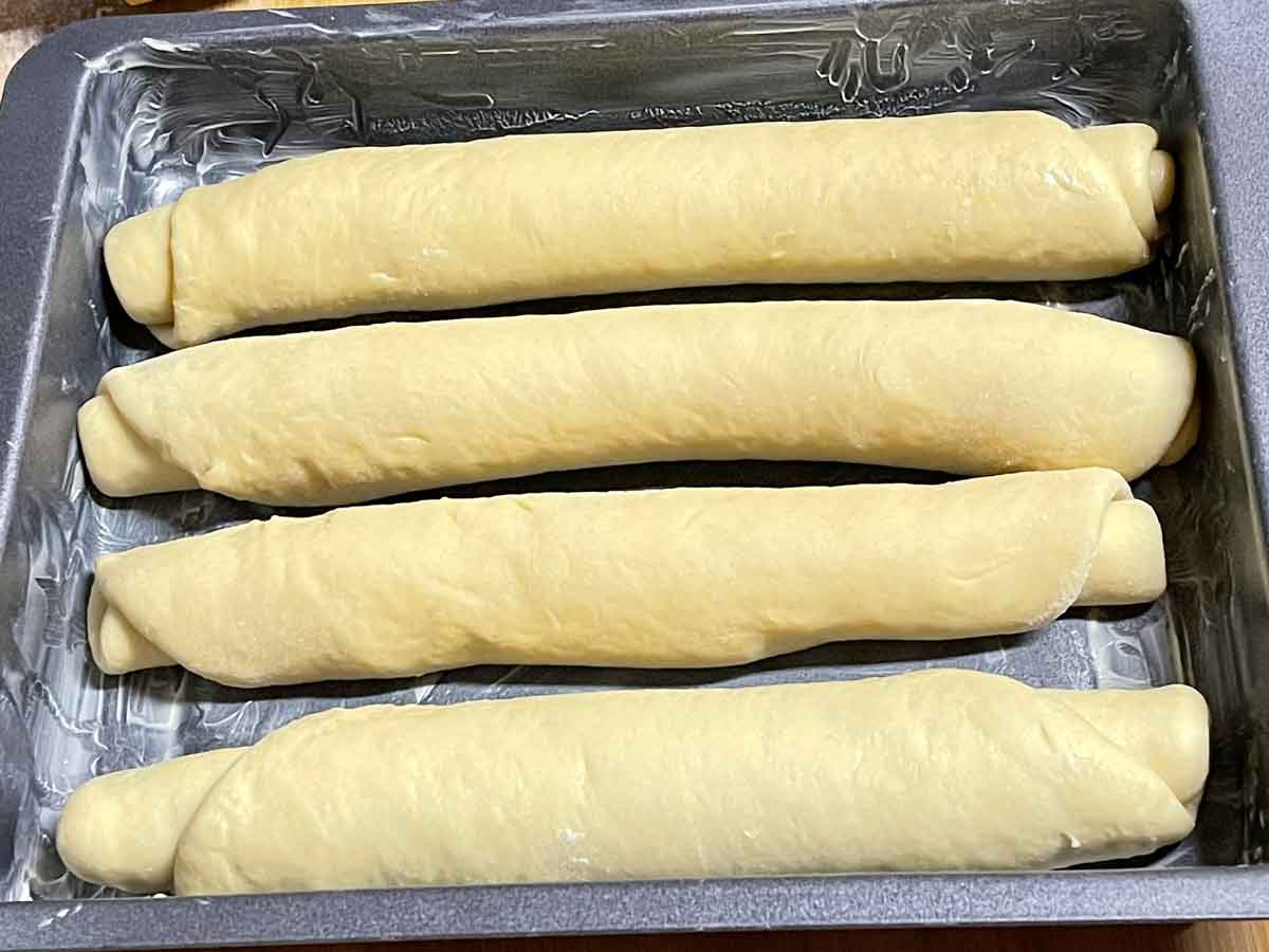 przygotowanie chleba japońskiego białego