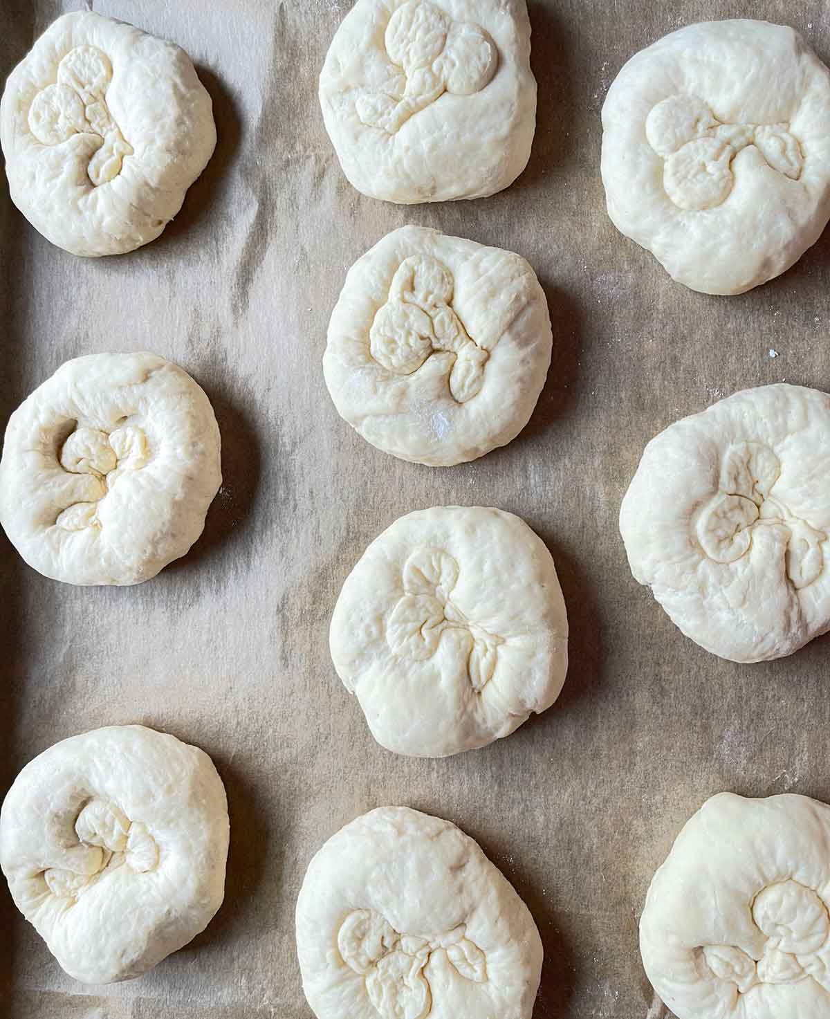 przygotowanie ciasta na Bułeczki Paryżanki