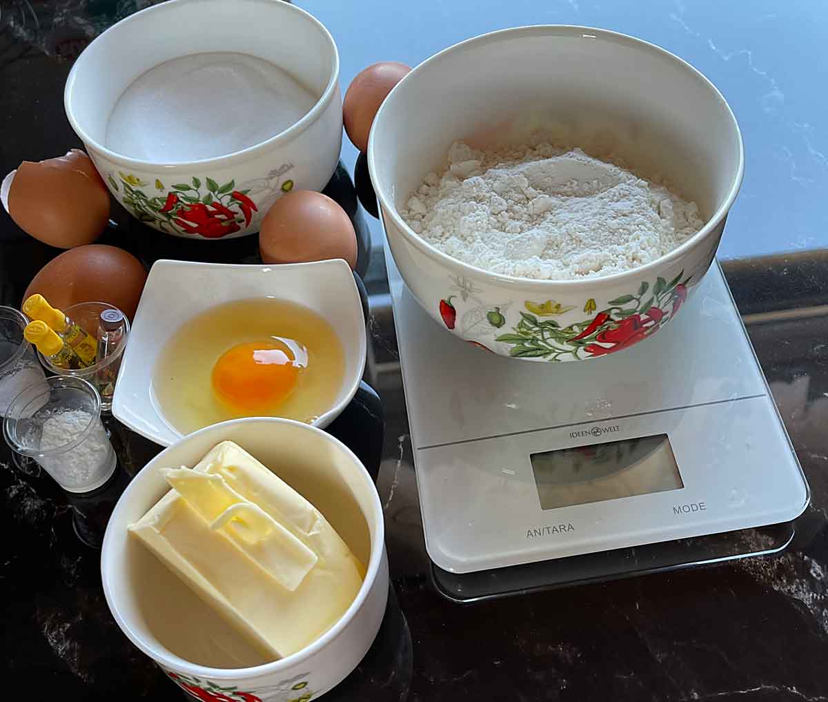 Składniki Ciasta -fFizy