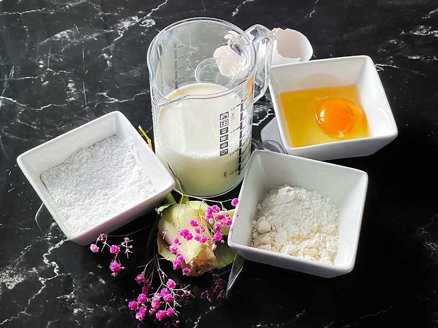 składniki budyniu waniliowego