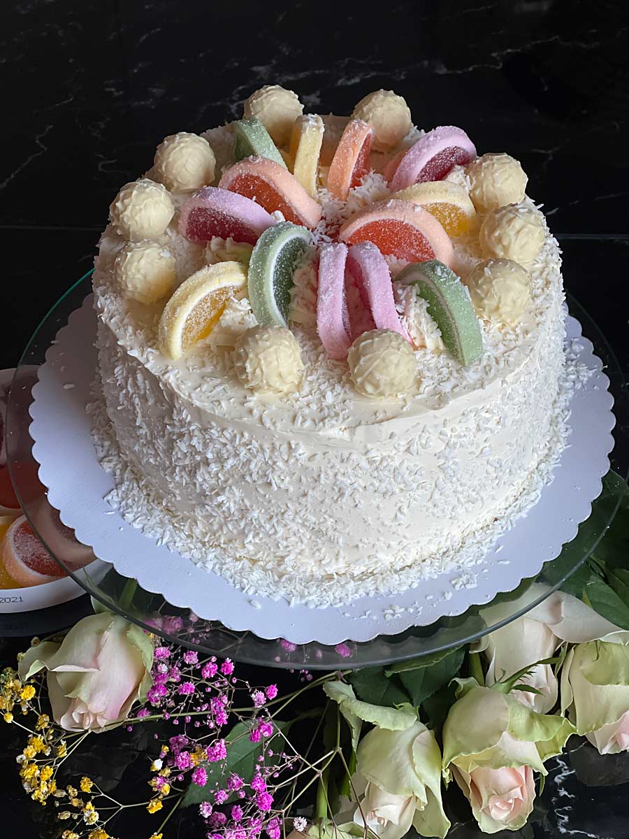 Białe ciasto,  White cake