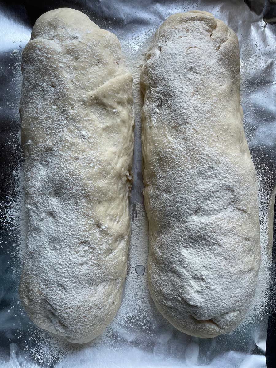 Tea Bread-zwinięte rulony wyrośnięte