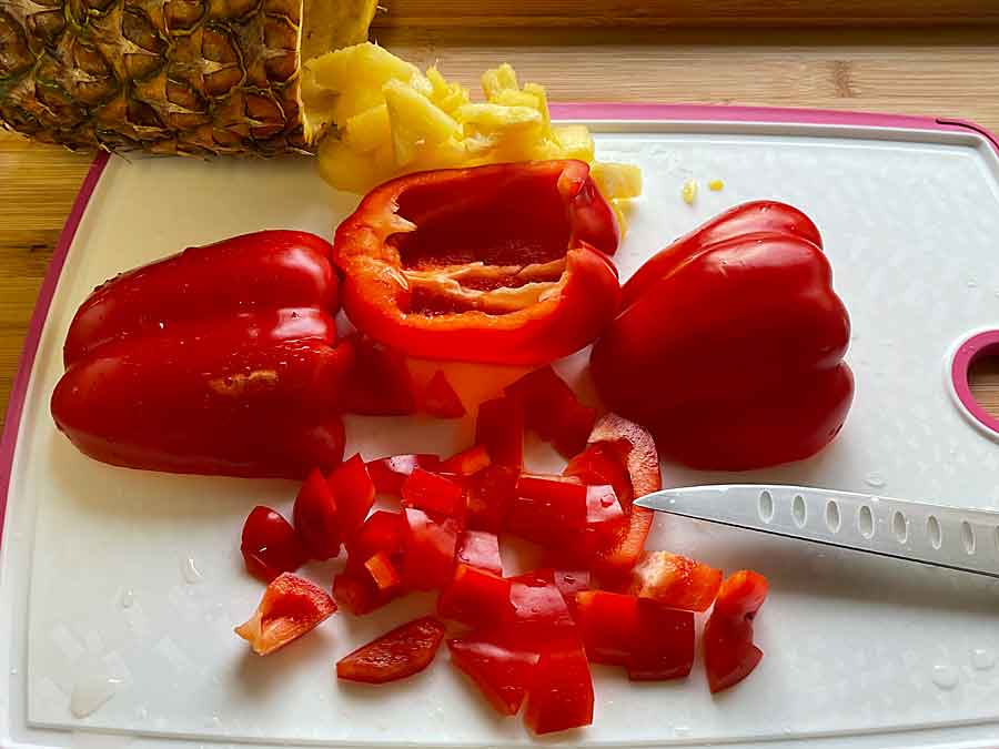 Ananas-Papryka-Chutney