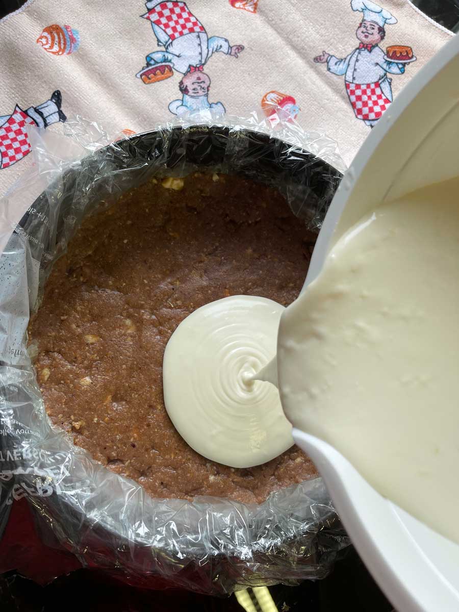 Porzeczkowy tort ze Skyrem