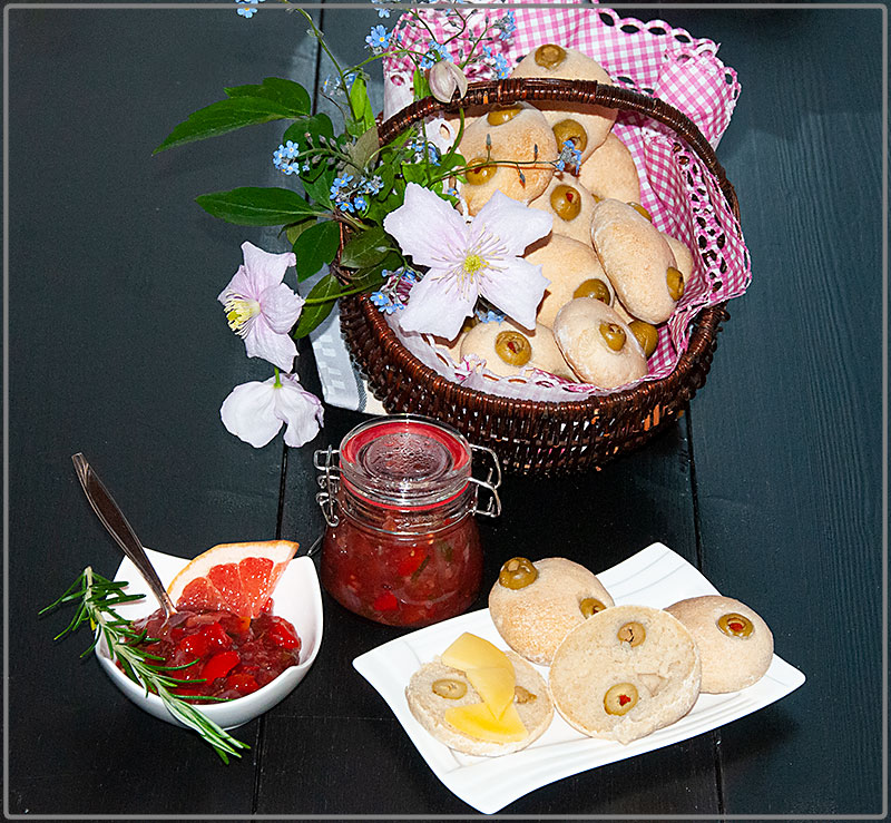 Bułeczki - Pizza z Malinowym – Balsamico - Tomaten