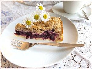 Jagodowe ciasto z kruszonką