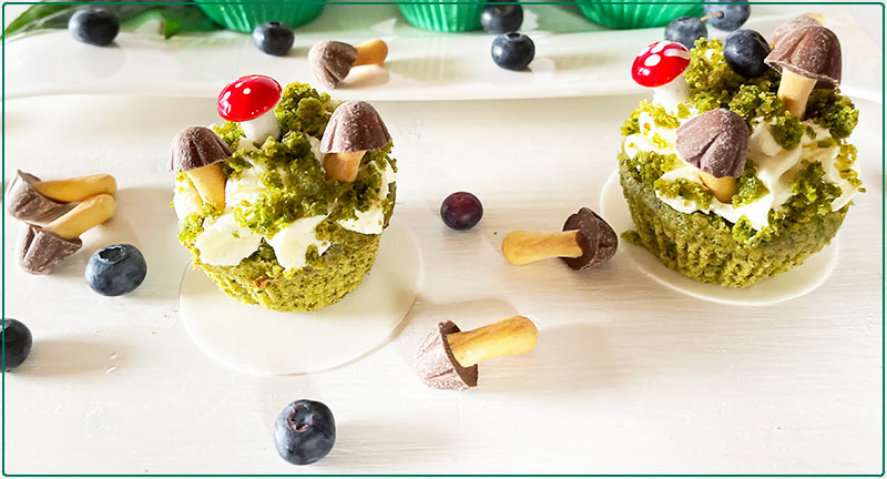 leśne babeczki  i trzy serca