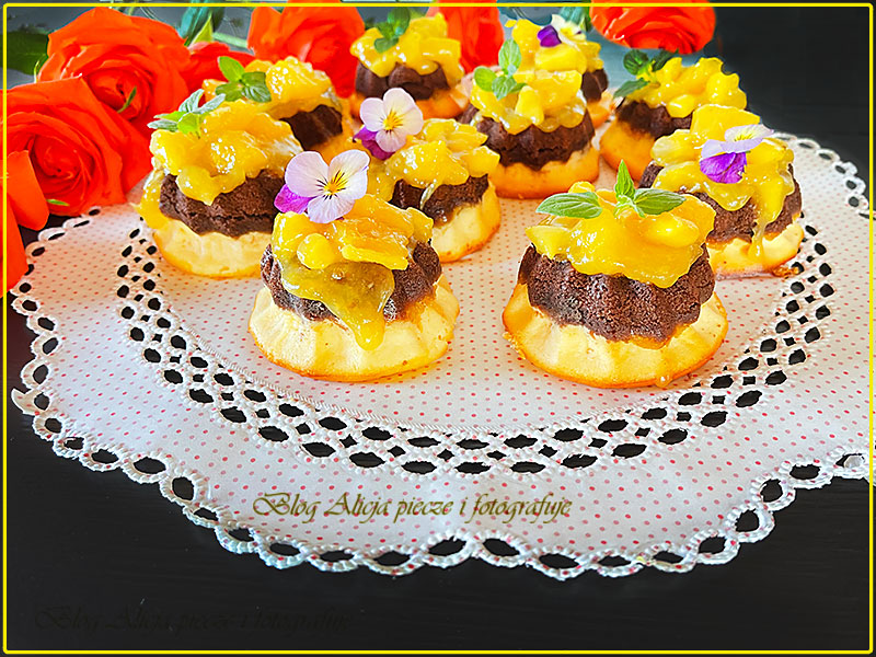 Serniczki pomarańczowe z likierem