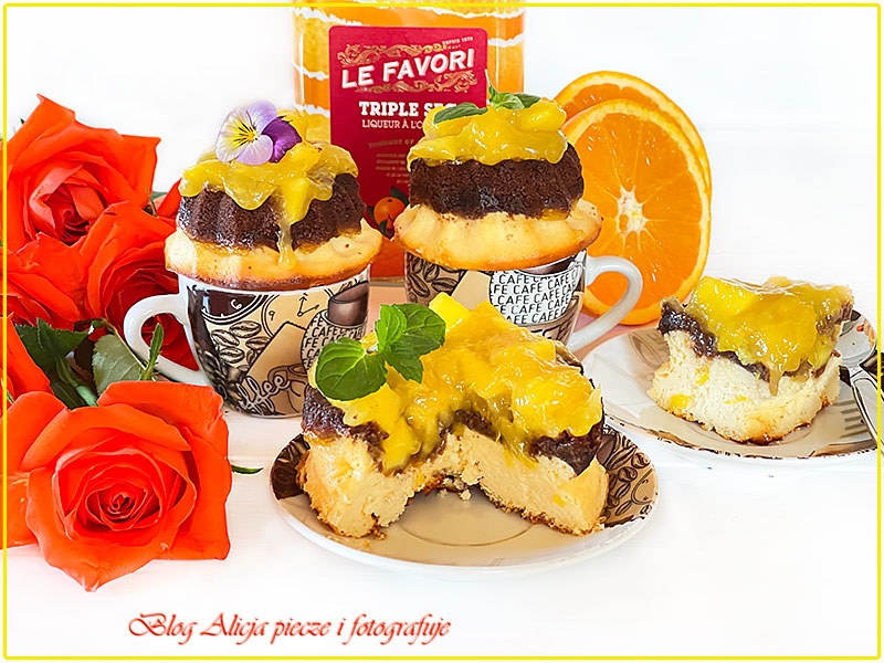 Serniczki pomarańczowe z likierem