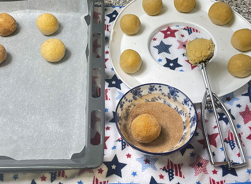 Amerykańskie ciasteczka maślano -cynamonowe