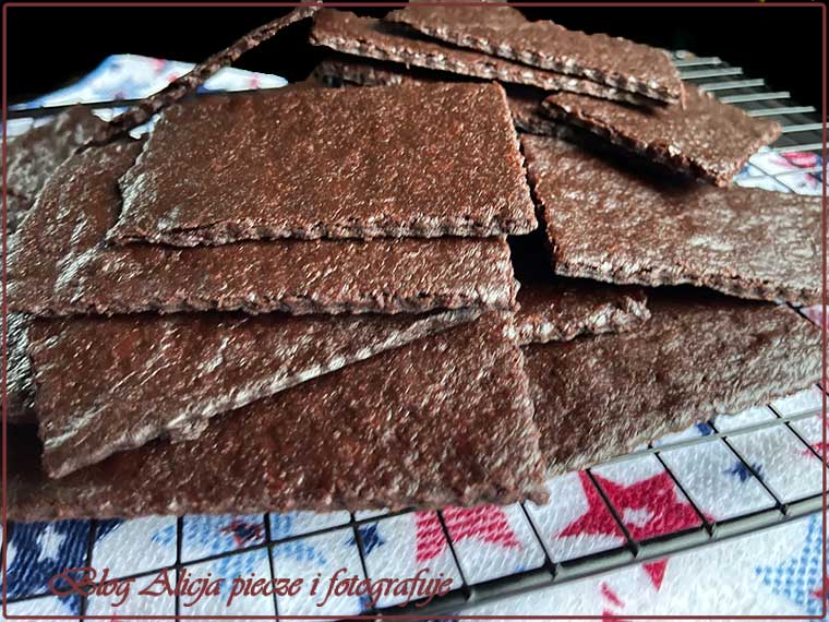 Krakersy Graham - czekoladowe