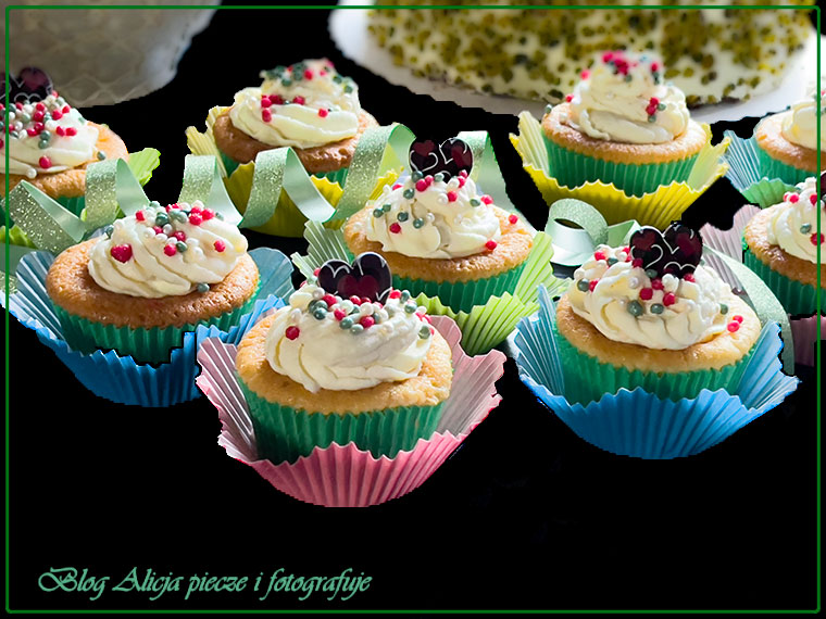 Babeczki waniliowe amerykańskie