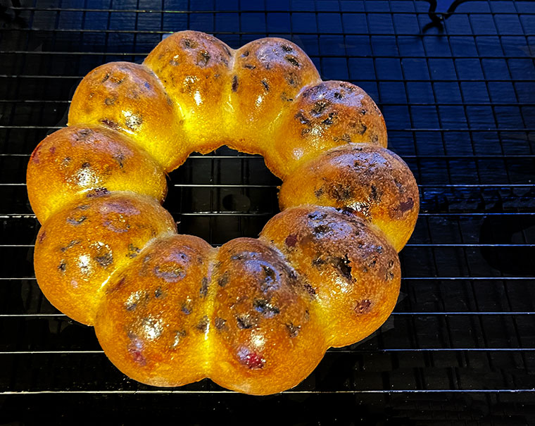 Babka wiśniowa Noworoczna 
