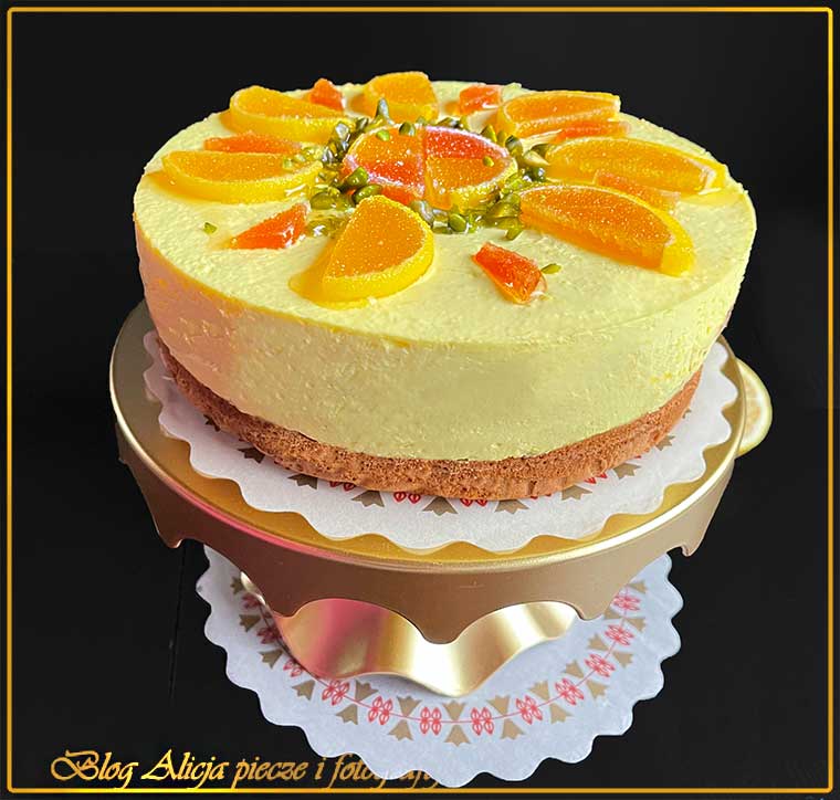 Cytrynowe ciasto z kremem serowym