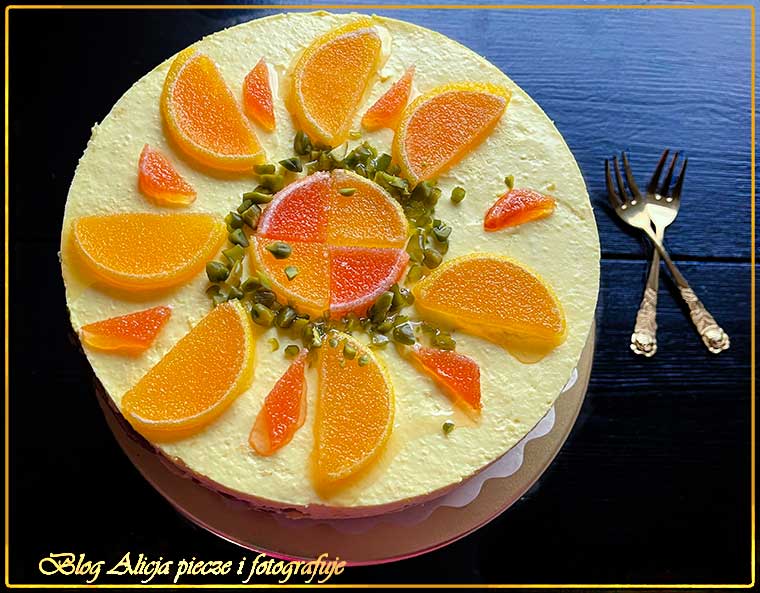 Cytrynowe ciasto z kremem serowym