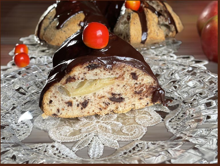 Babka straciatella- jabłkowa z 8 białek