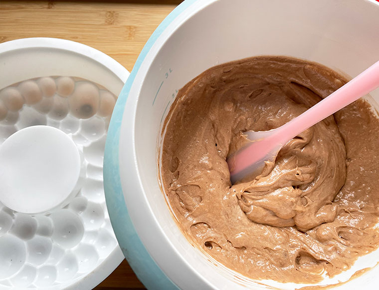 Kakaowa babka z białek jaj