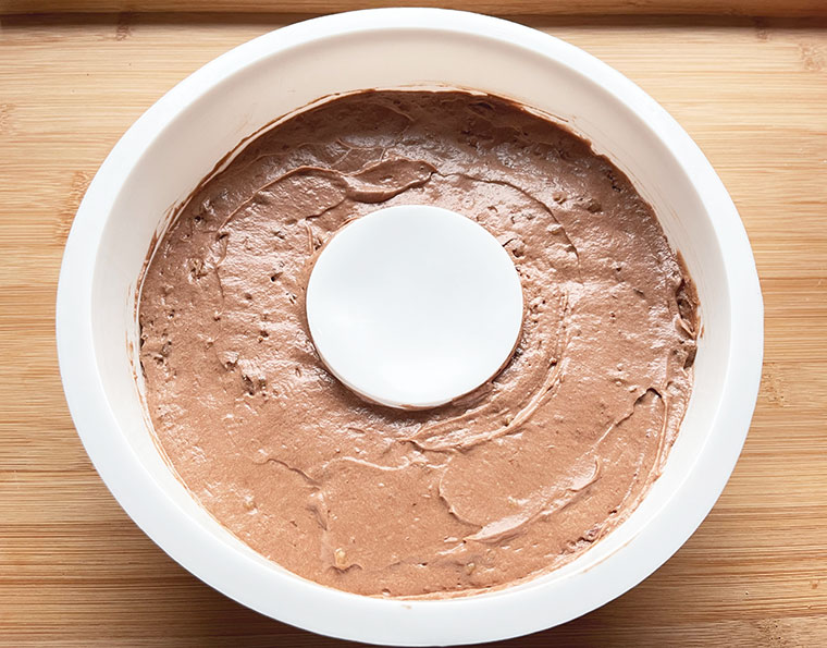 Kakaowa babka z białek jaj