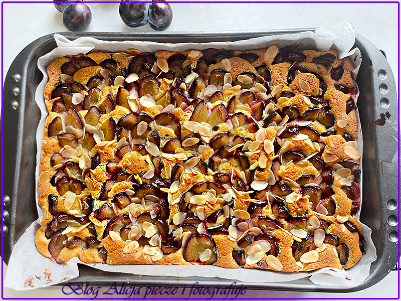 Wiedeńskie ciasto ze śliwkami