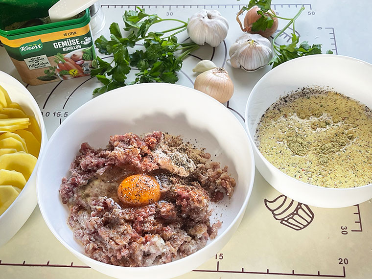 Brokkoli - Putenbälchen - Gratin