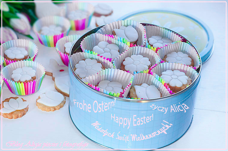 Wielkanocne ciasteczka i zajączki