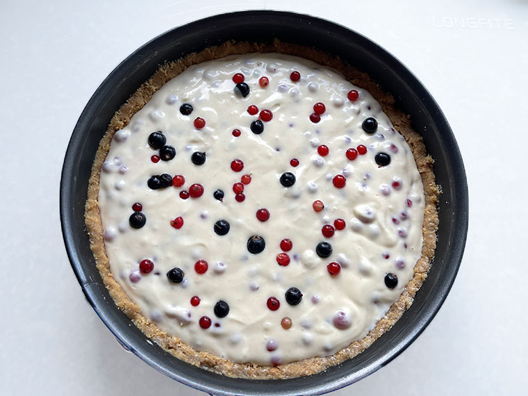 Tarta porzeczkowa z kremem Brûlée