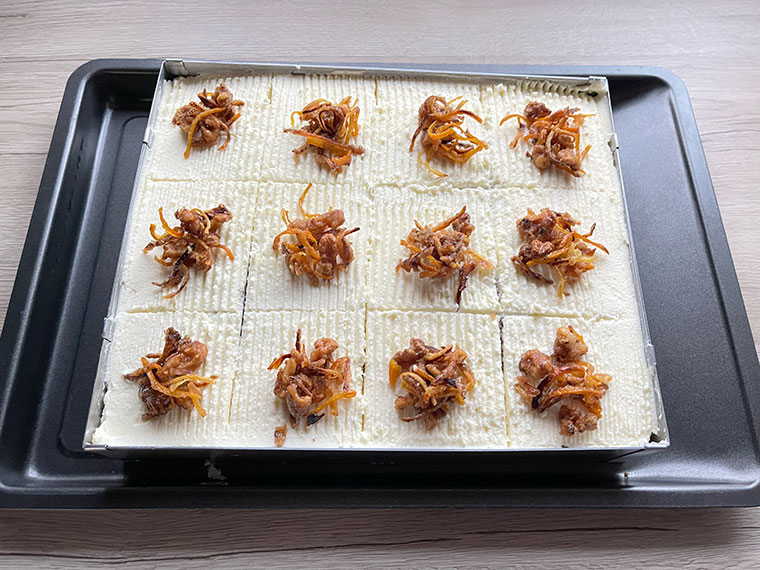 Marchewkowy przekładaniec kremowy