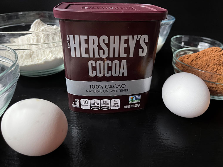 kakao 100% do tortu mocno czekoladowego