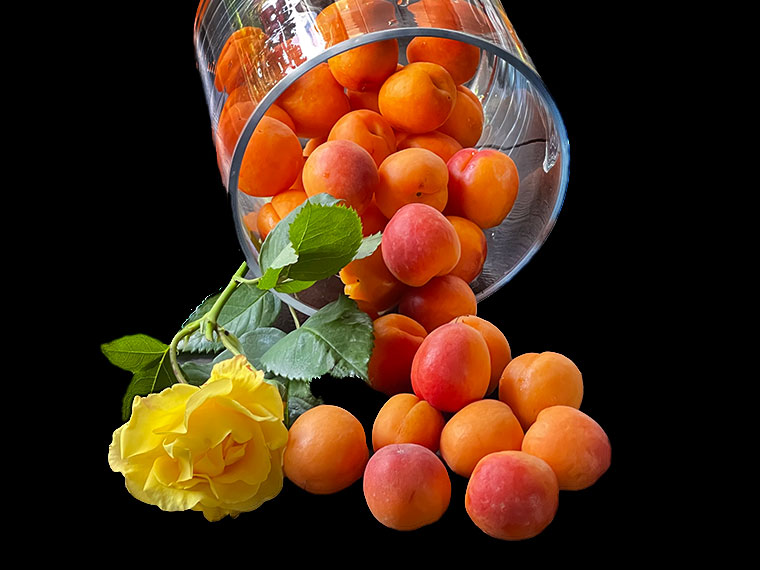 Morelowo - migdałowe ciasto z kremem