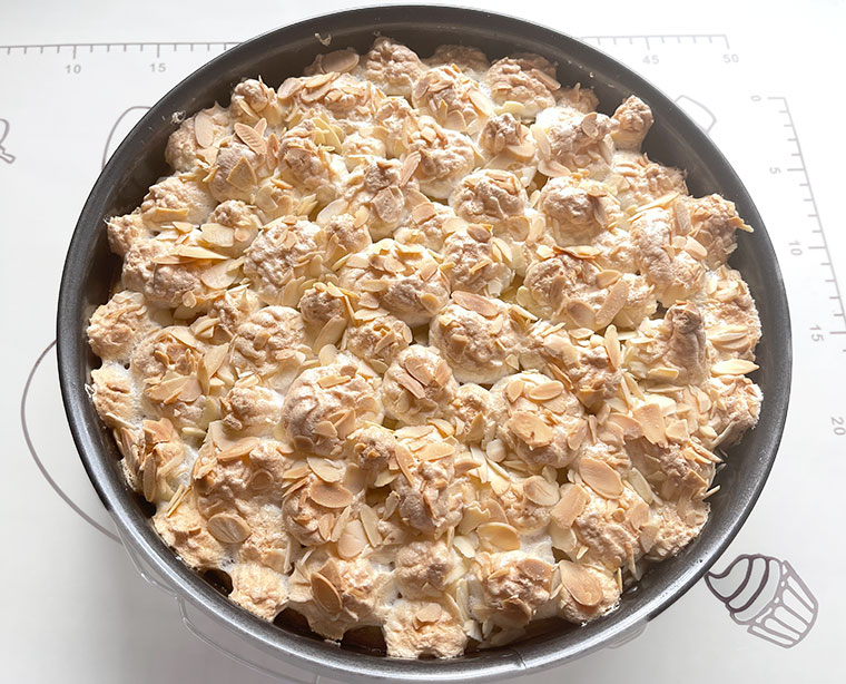 Pomarańczowe ciasto z bezą-przygotowanie