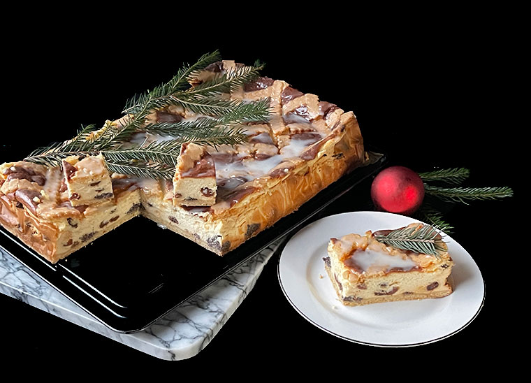 Sernik z tradycyjną kratką