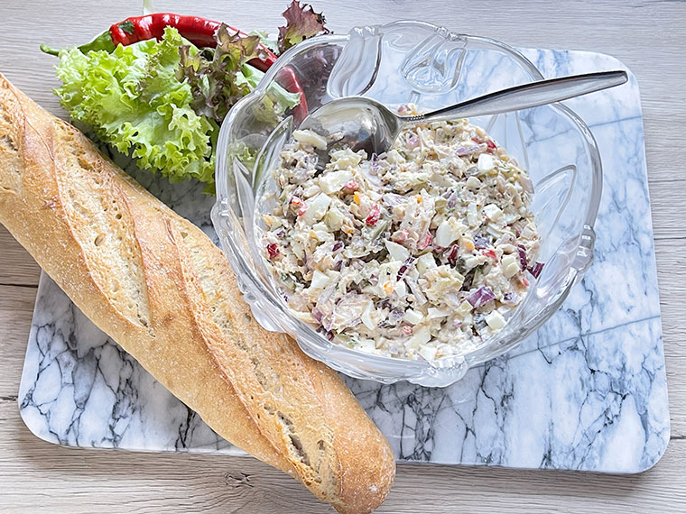 Sałatka - pasta warzywno - rybna