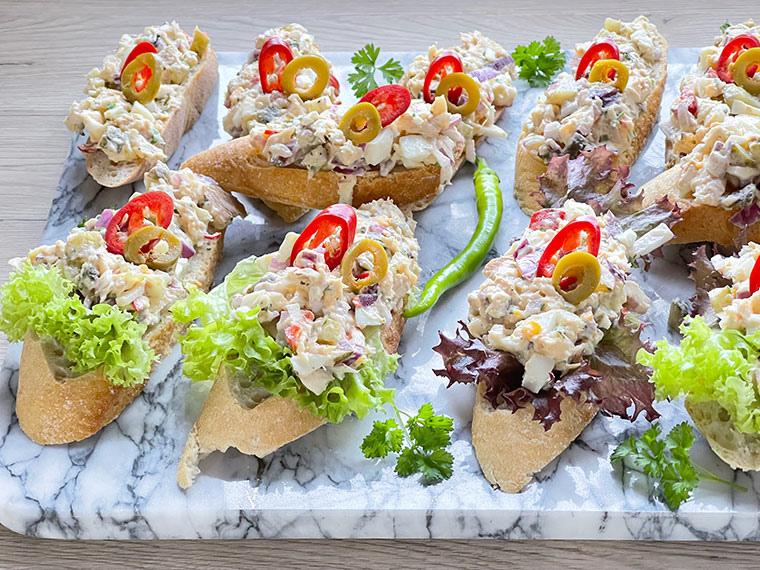 Sałatka - pasta warzywno - rybna