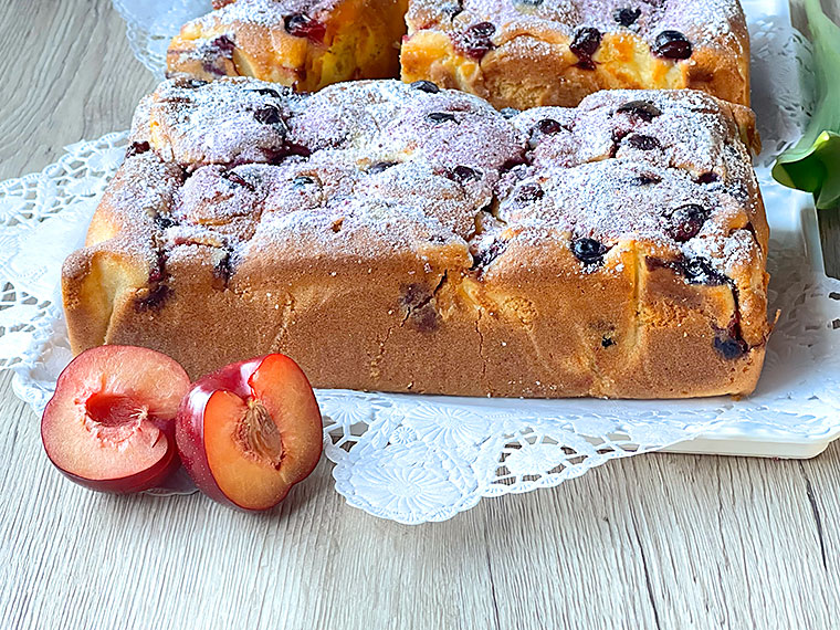 Ciasto owocowe z serkami