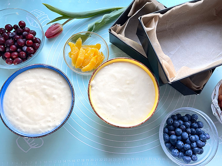 Ciasto owocowe z serkami